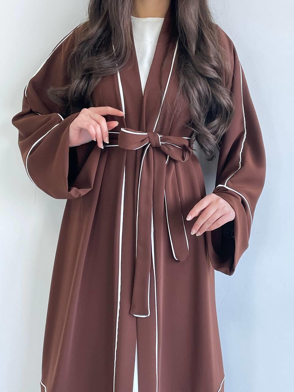 Kahve Biyeli Abaya