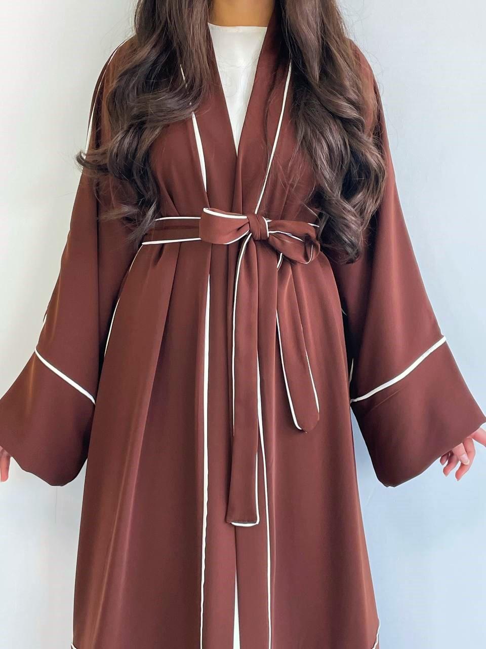 Kahve Biyeli Abaya