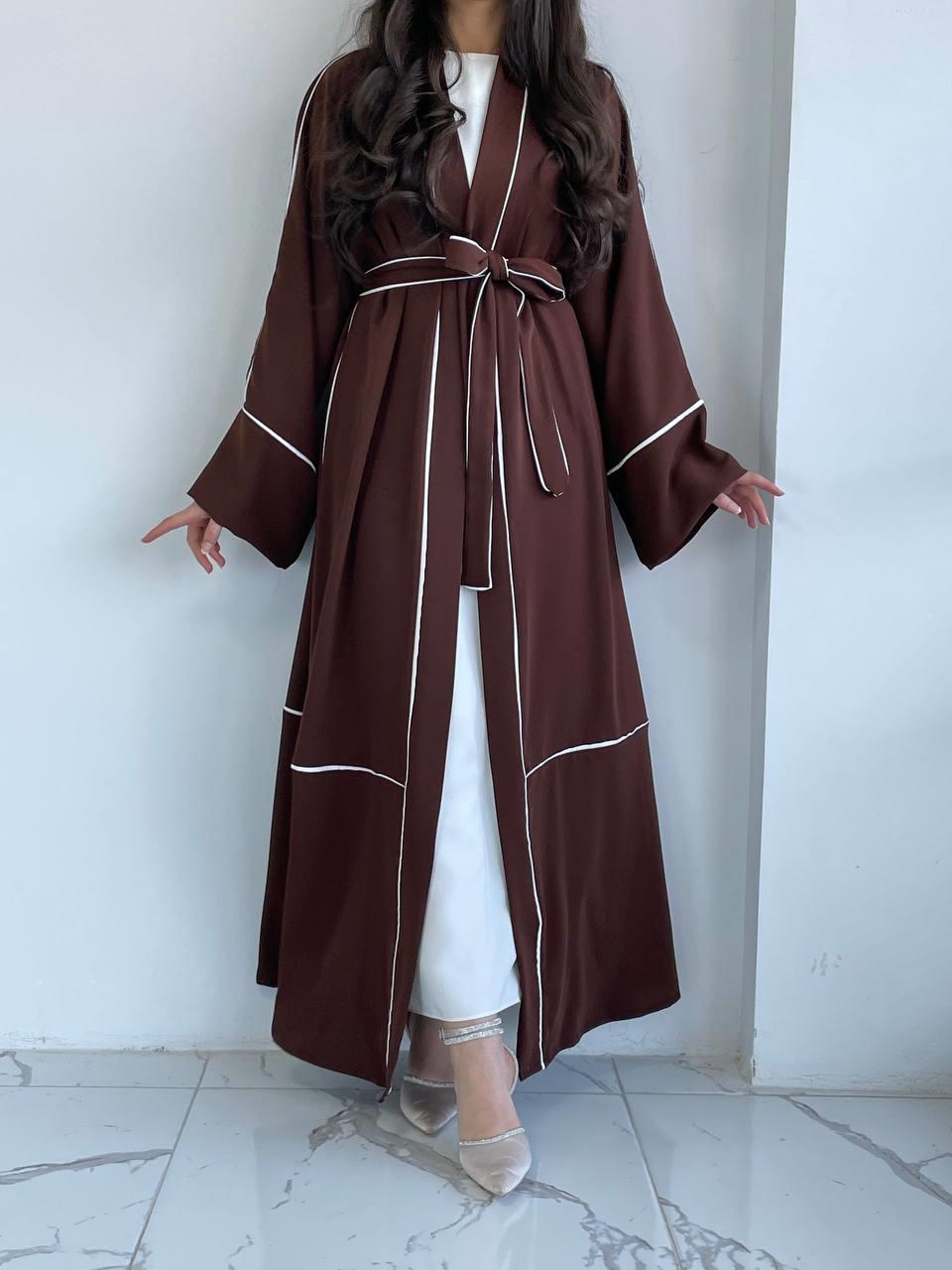 Kahve Biyeli Abaya