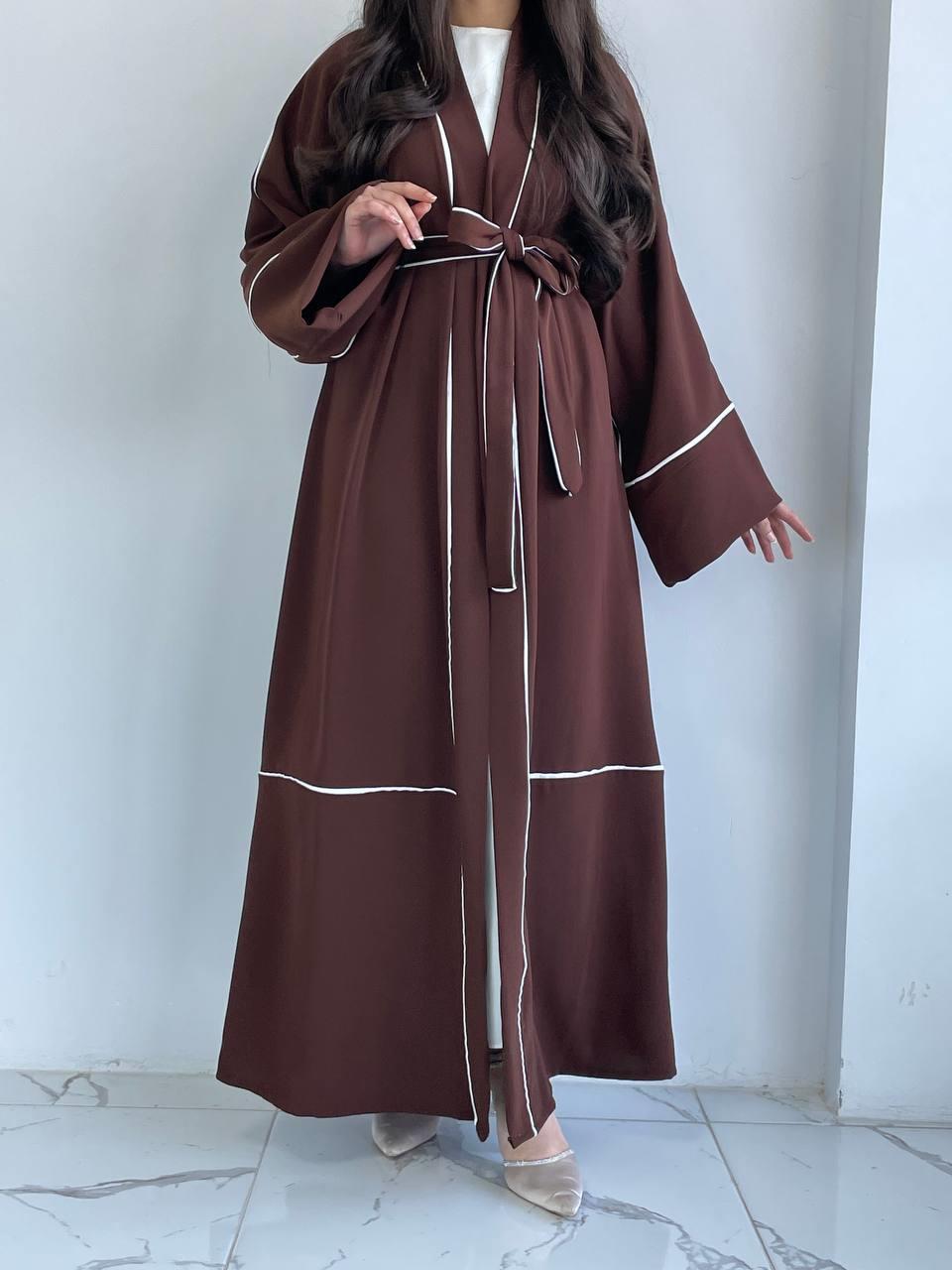 Kahve Biyeli Abaya