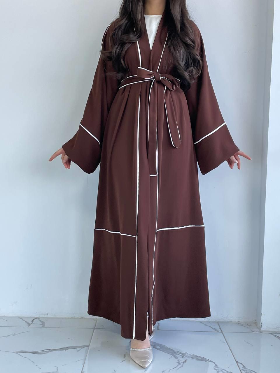 Kahve Biyeli Abaya