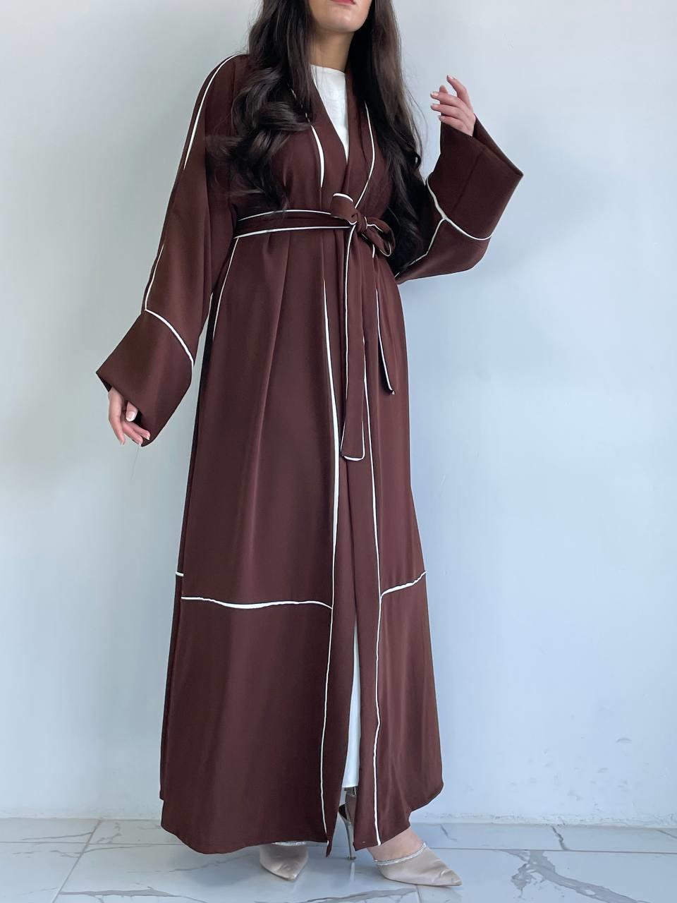 Kahve Biyeli Abaya