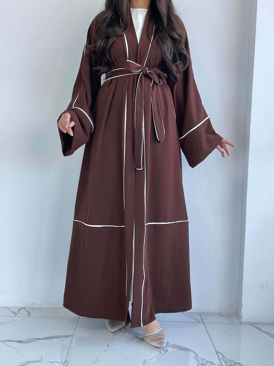 Kahve Biyeli Abaya