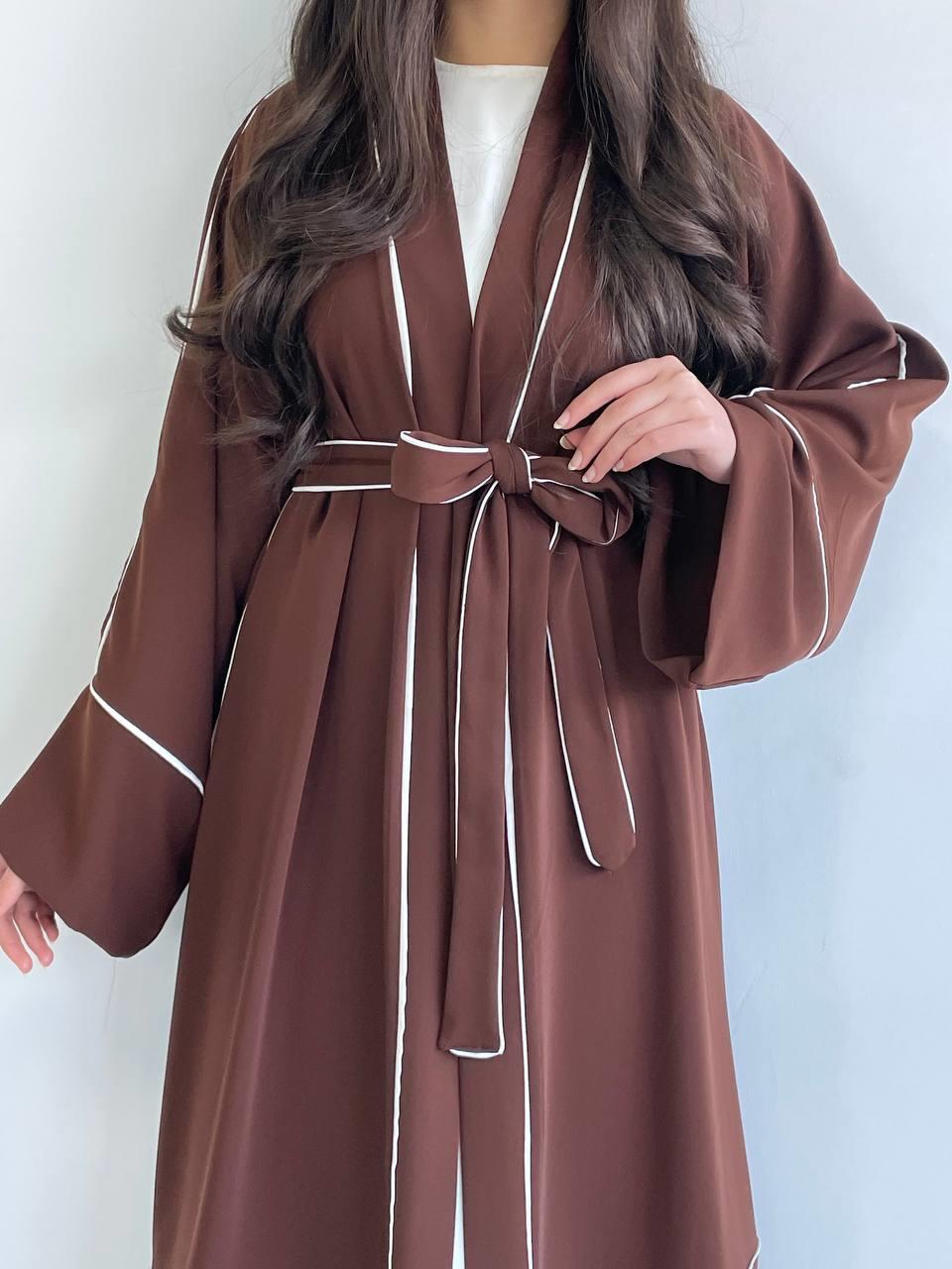 Kahve Biyeli Abaya