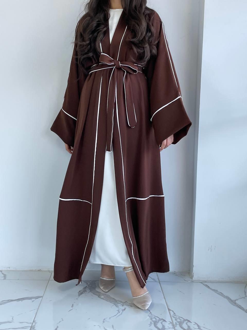 Kahve Biyeli Abaya