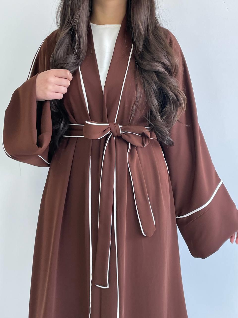Kahve Biyeli Abaya