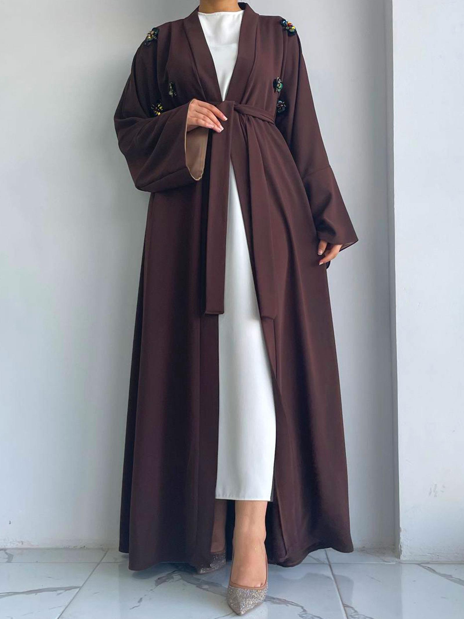 Kahve Ebrar Abaya 