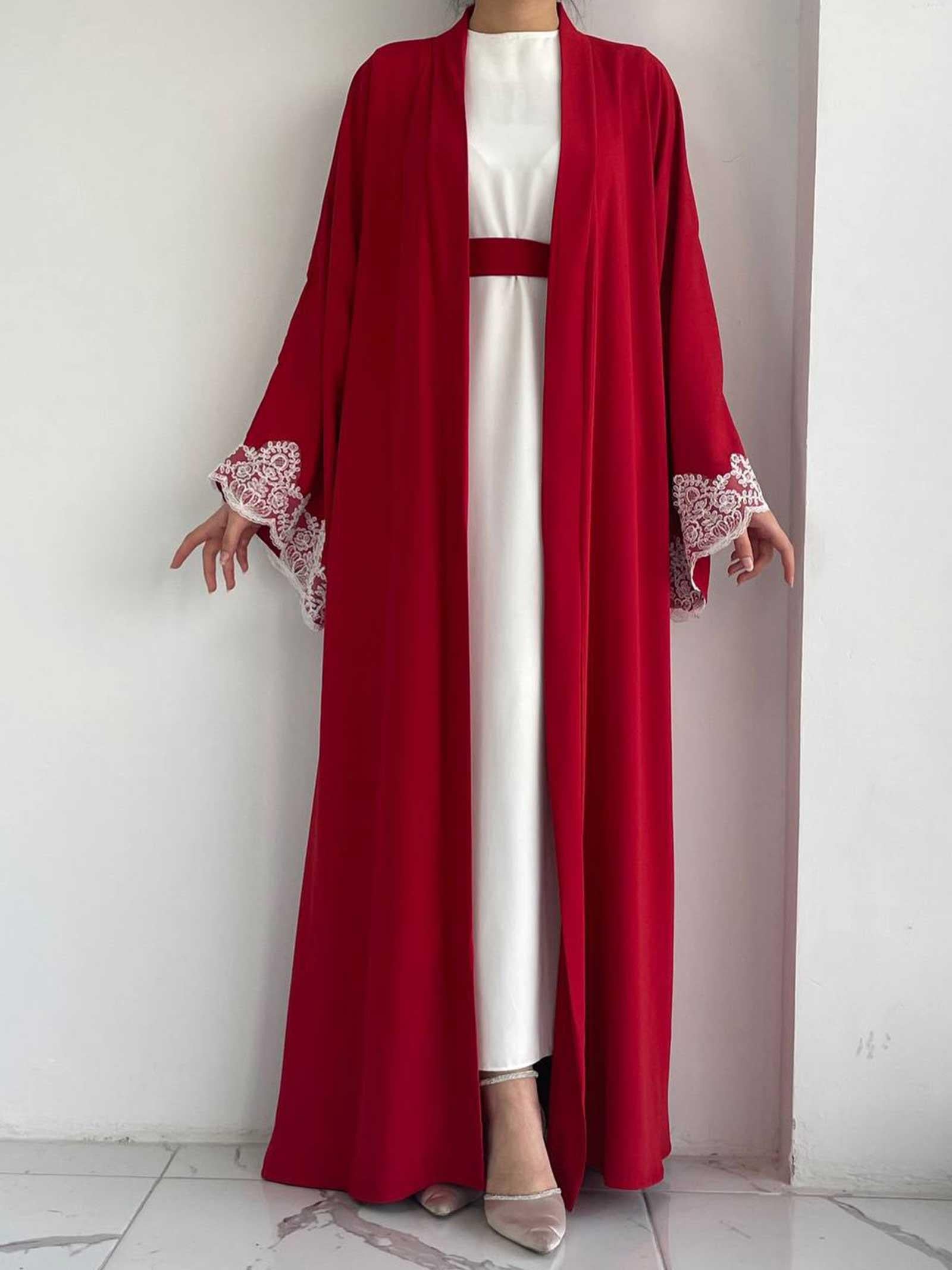 Kırmızı Elif Abaya
