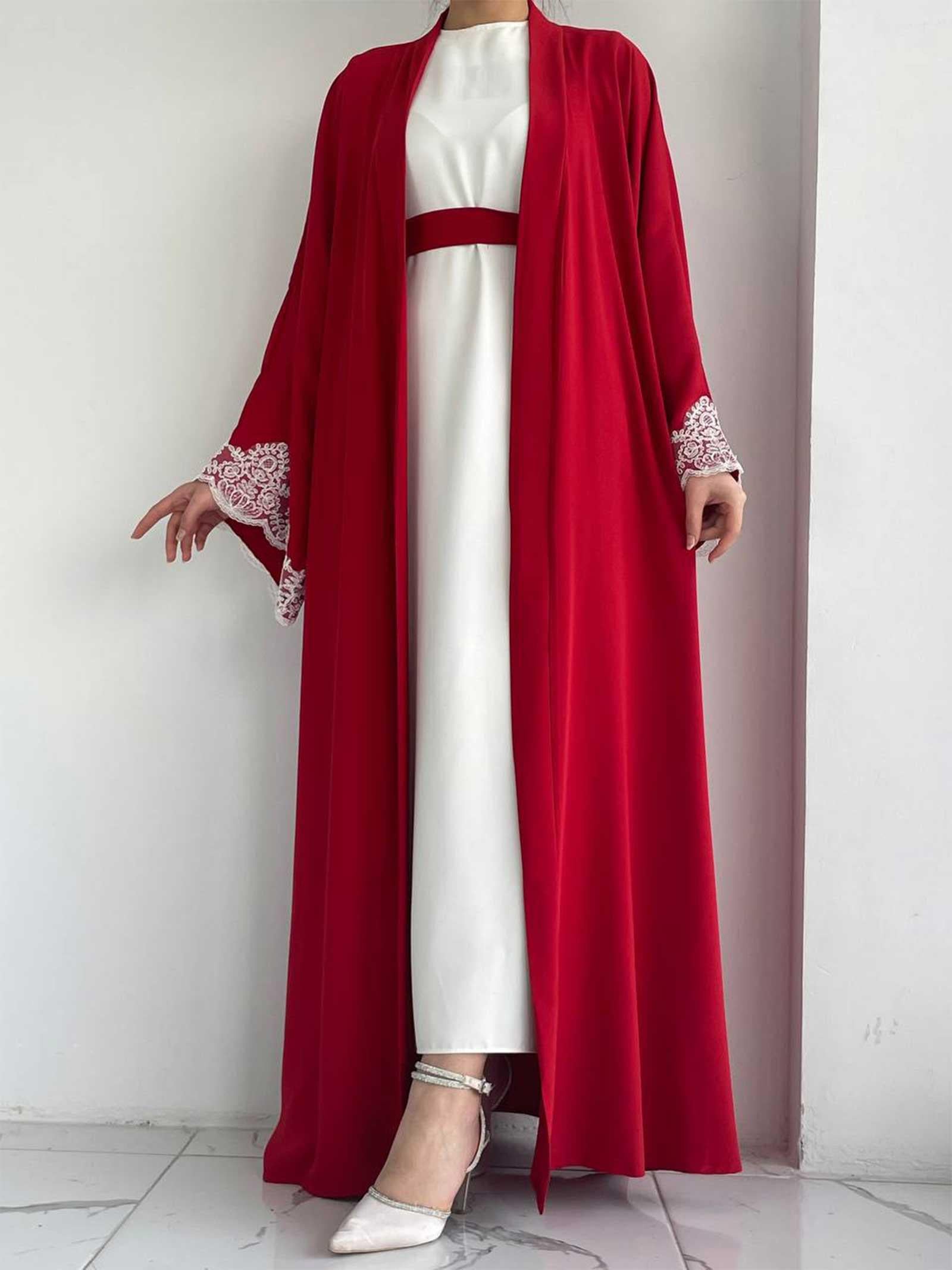 Kırmızı Elif Abaya