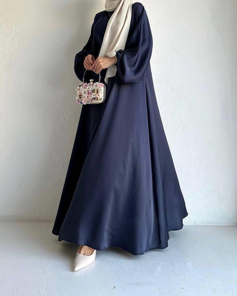 Lacivert  İnna Abaya Takım