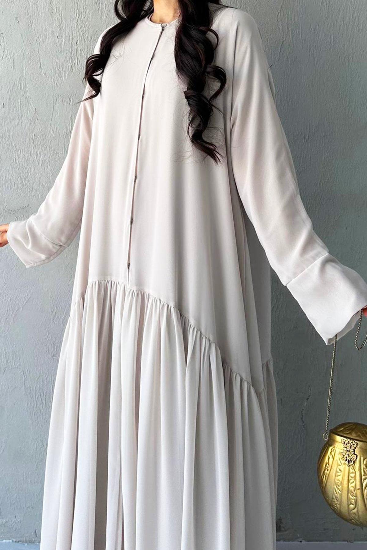 Liva Şifon Abaya -Taş
