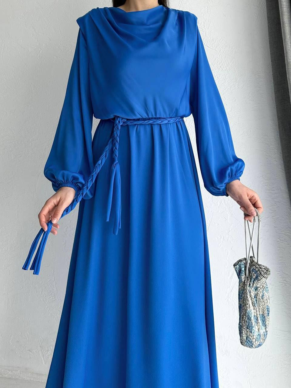 Mavi Henna Elbise 
