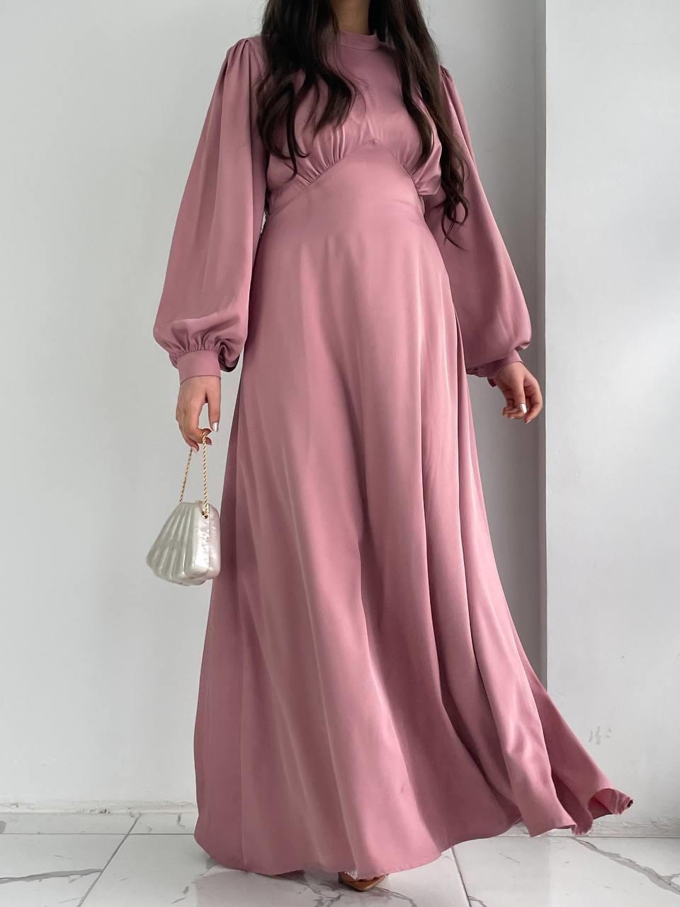 Pembe  Azra Elbise