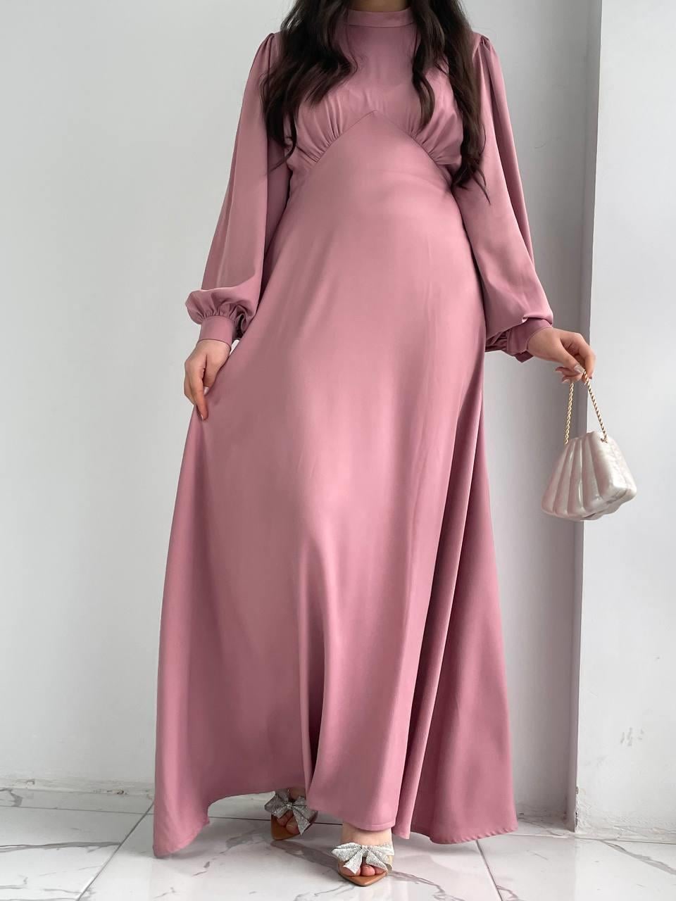 Pembe  Azra Elbise
