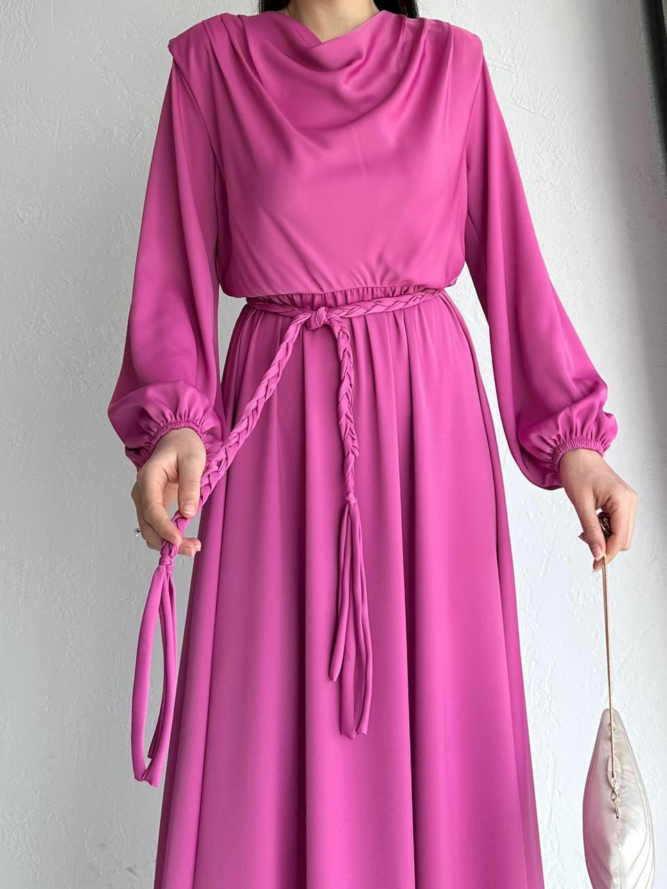 Pembe Henna Elbise 