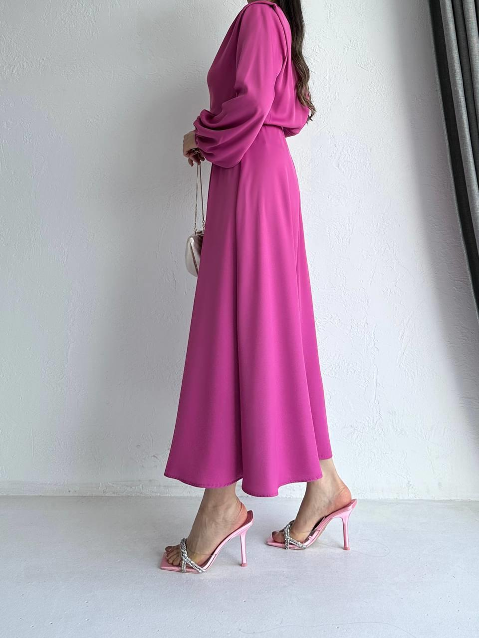 Pembe Henna Elbise 