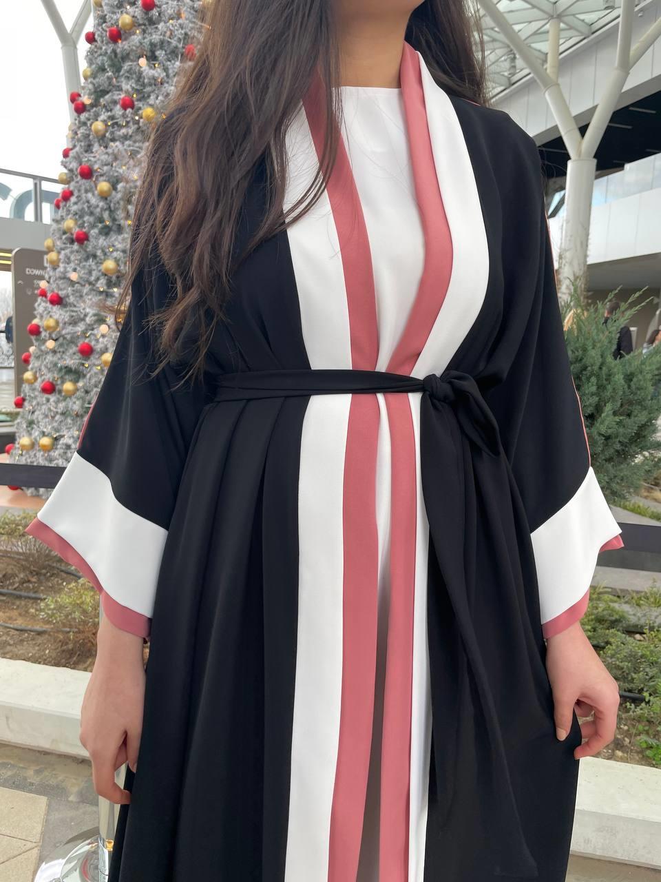 Pembe Nisa Abaya