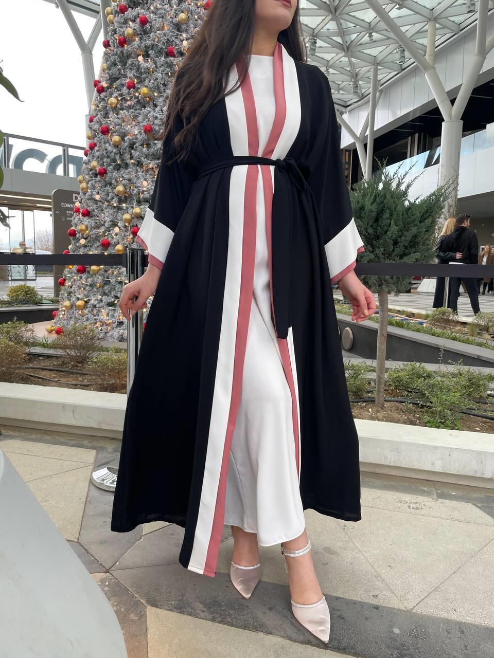 Pembe Nisa Abaya