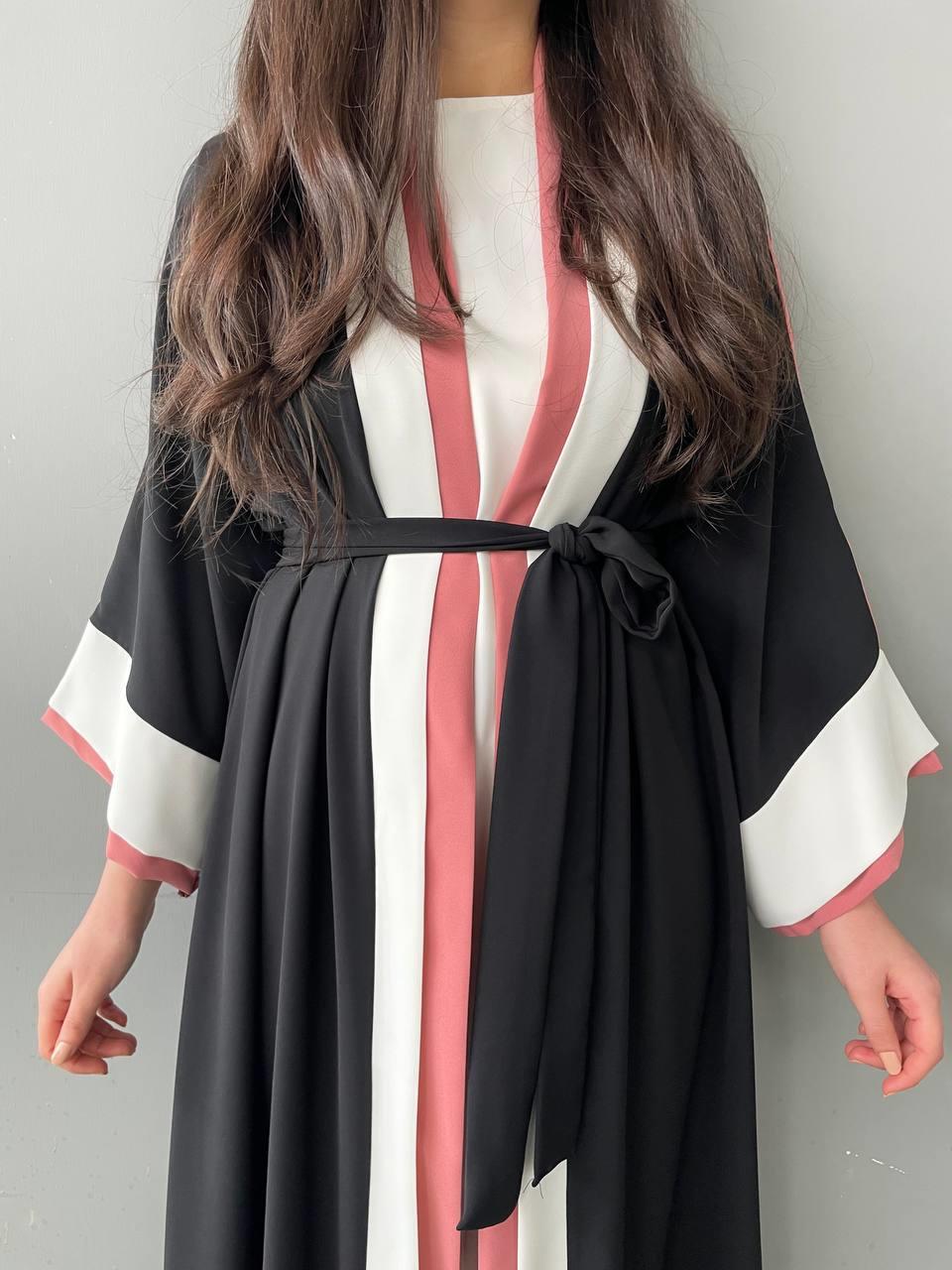 Pembe Nisa Abaya
