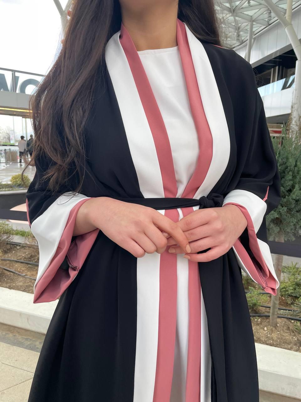 Pembe Nisa Abaya