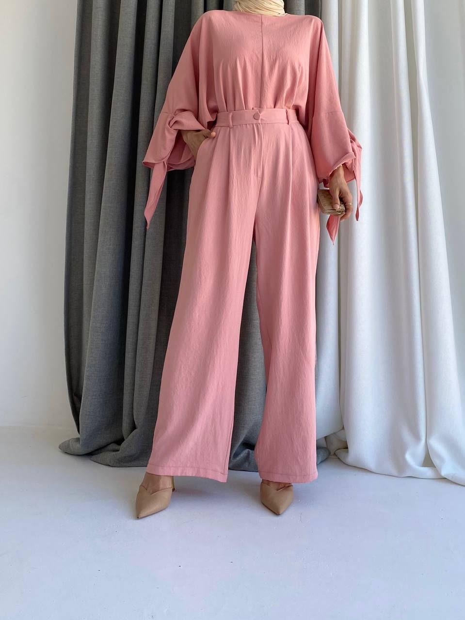 Pembe Pantolon Takım
