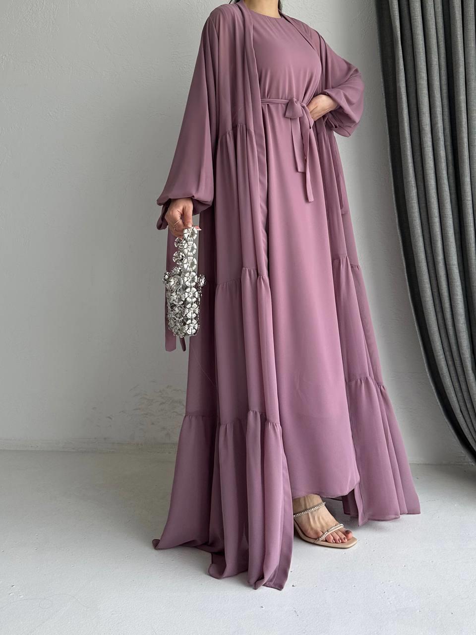 Pembe Selin Abaya Takım 