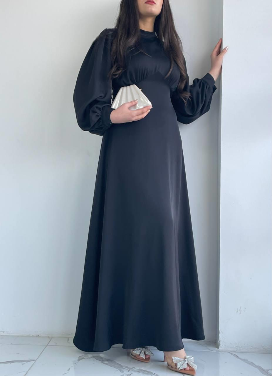 Siyah Azra Elbise