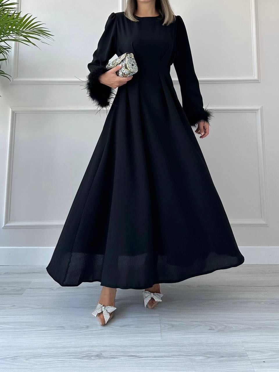 Siyah Elina Elbise