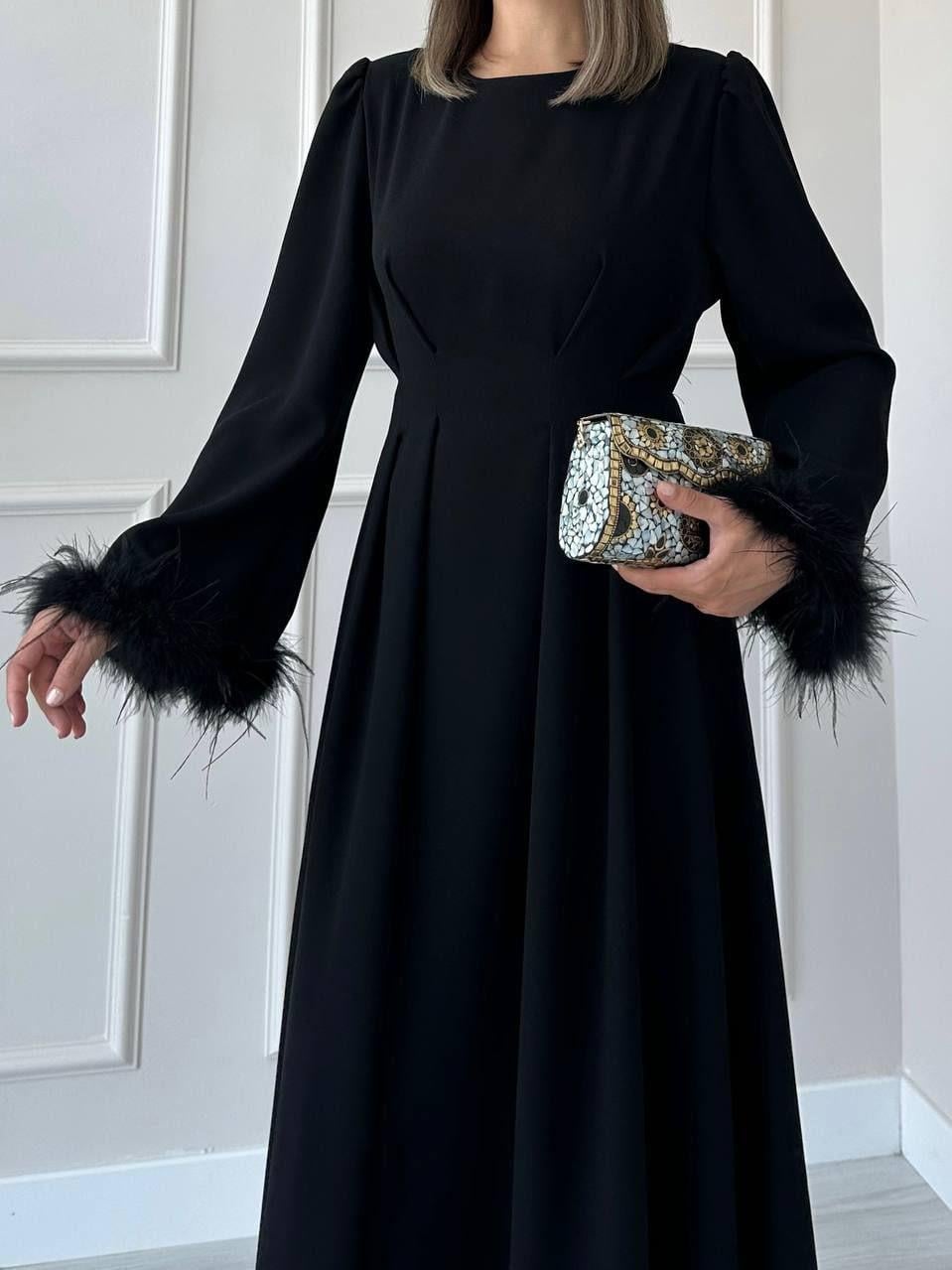 Siyah Elina Elbise