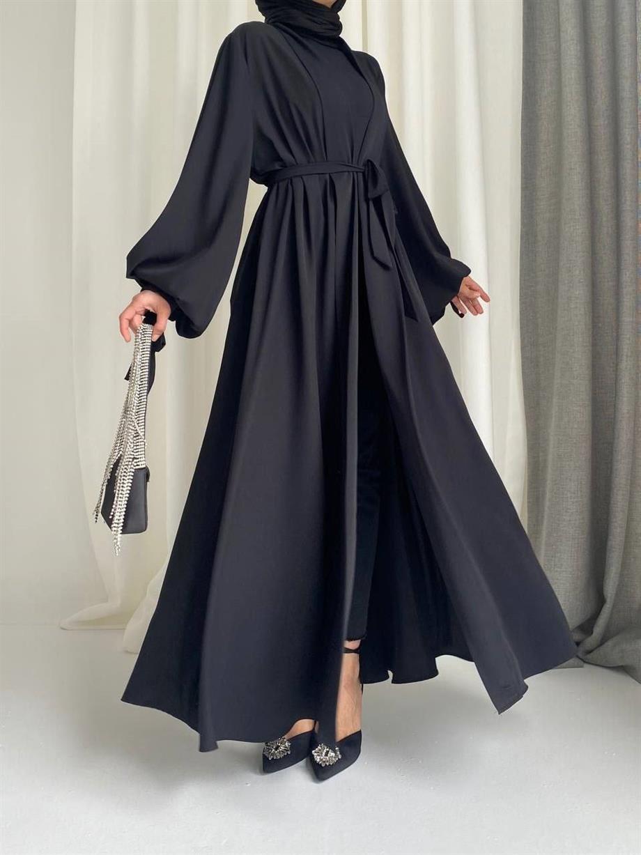 Siyah Hanzade Abaya