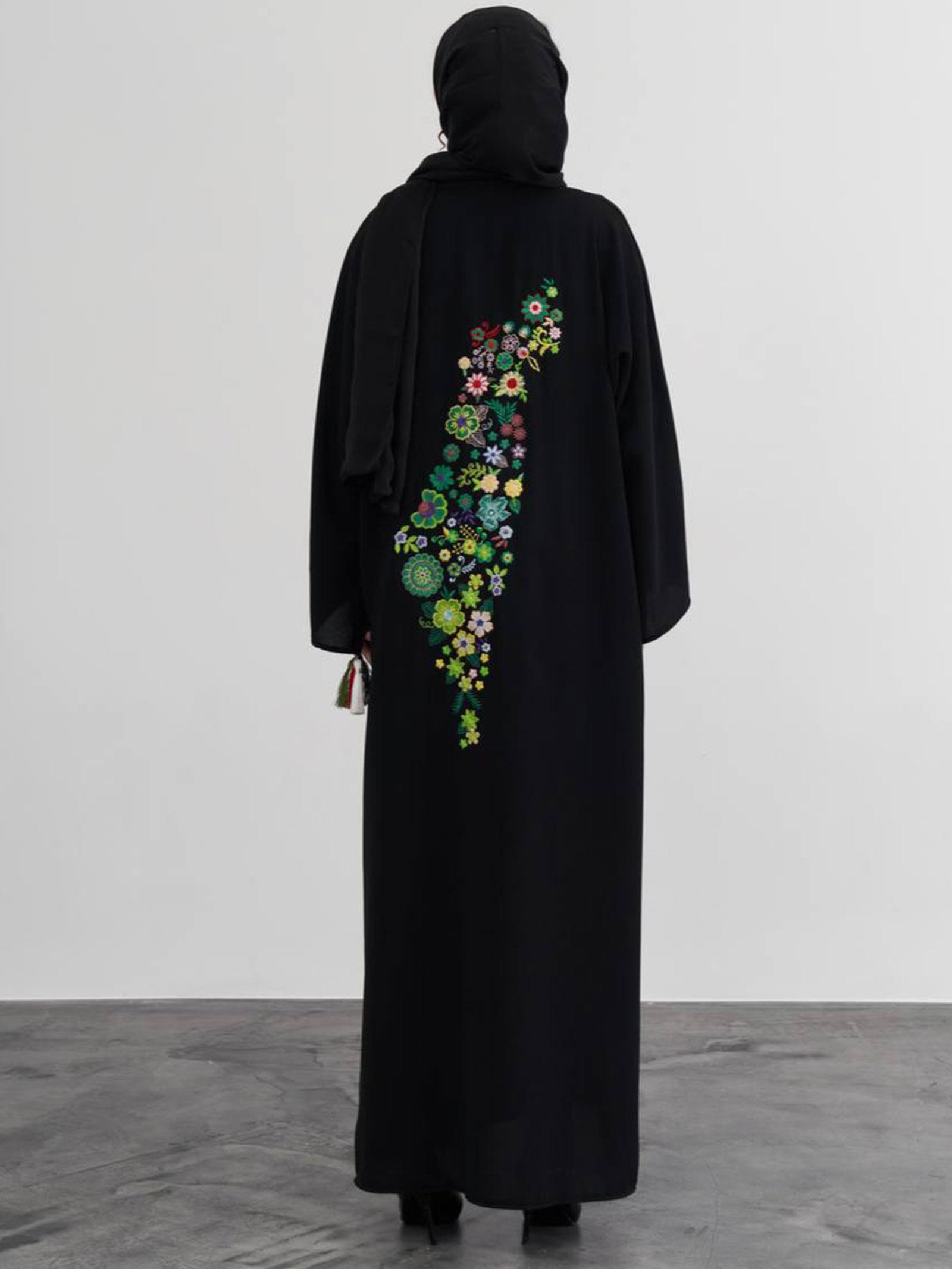 Siyah Nahel Abaya