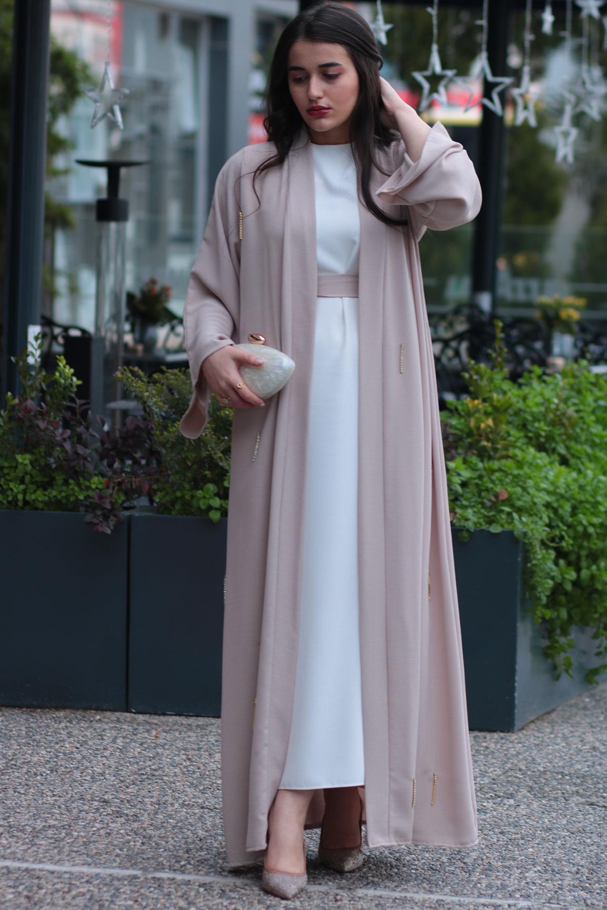 Taş Taşlı Abaya 