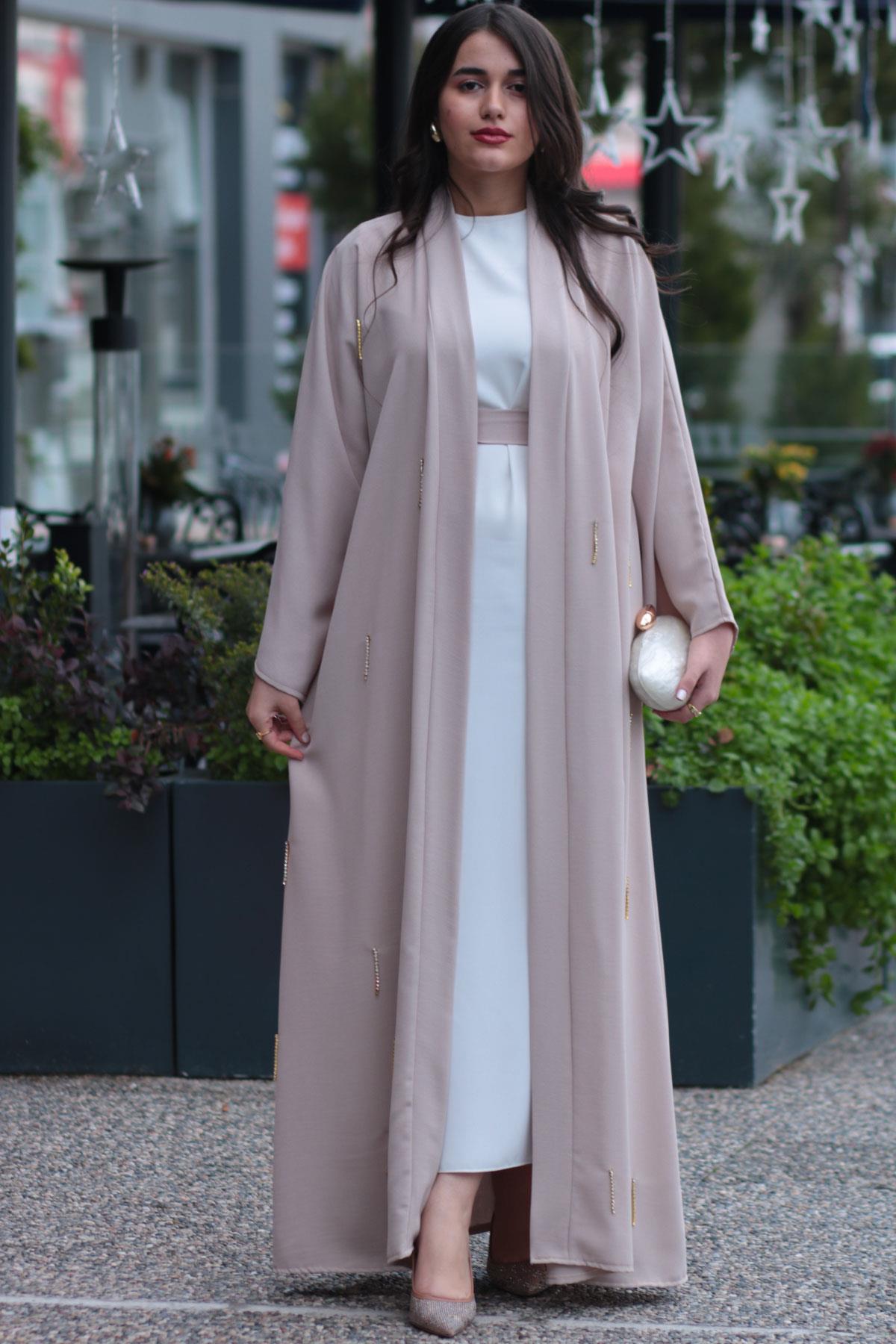 Taş Taşlı Abaya 