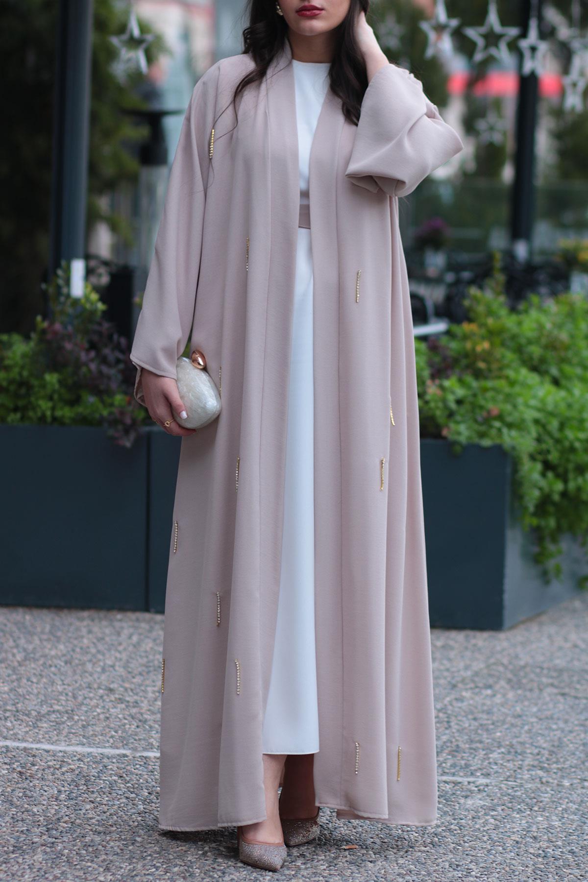 Taş Taşlı Abaya 