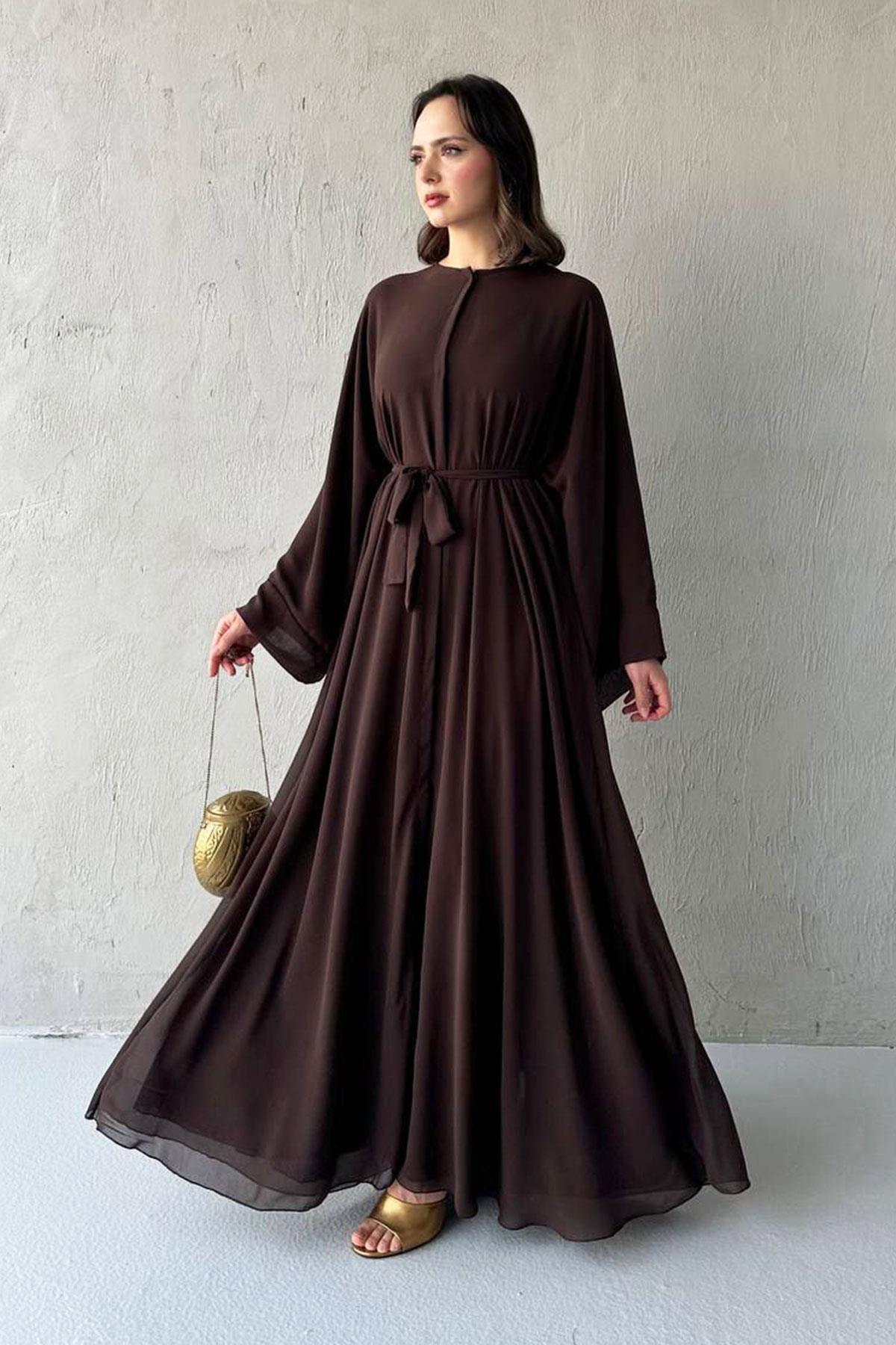 Vera Şifon Abaya Kahverengi