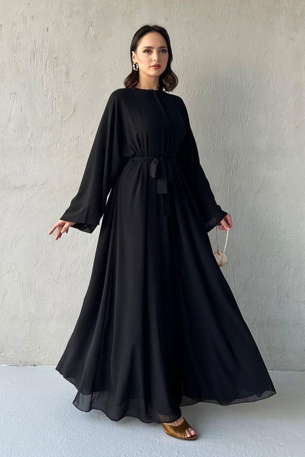 Vera Şifon Abaya Siyah