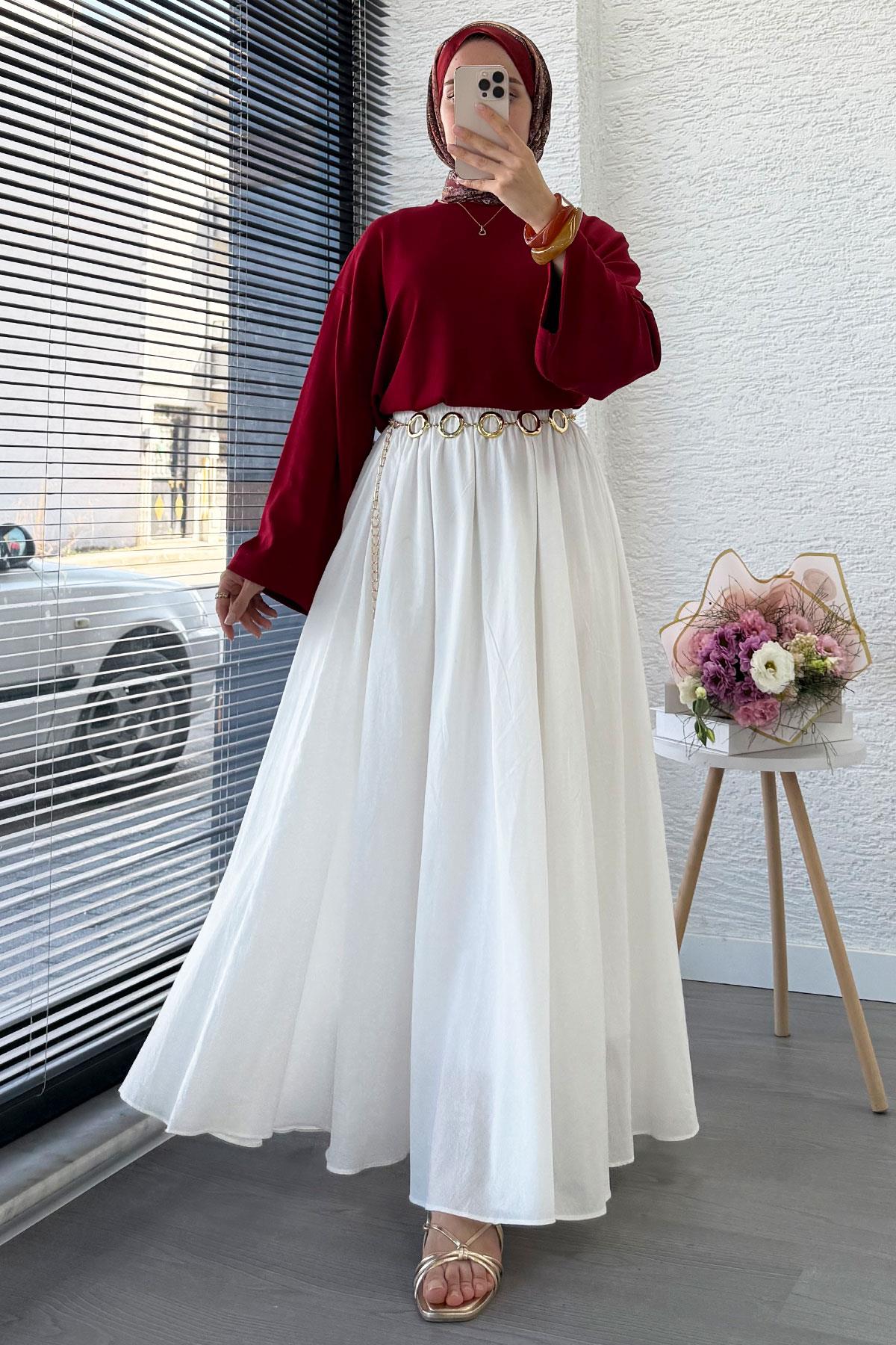 Volan Kol Basic Bluz - Bordo