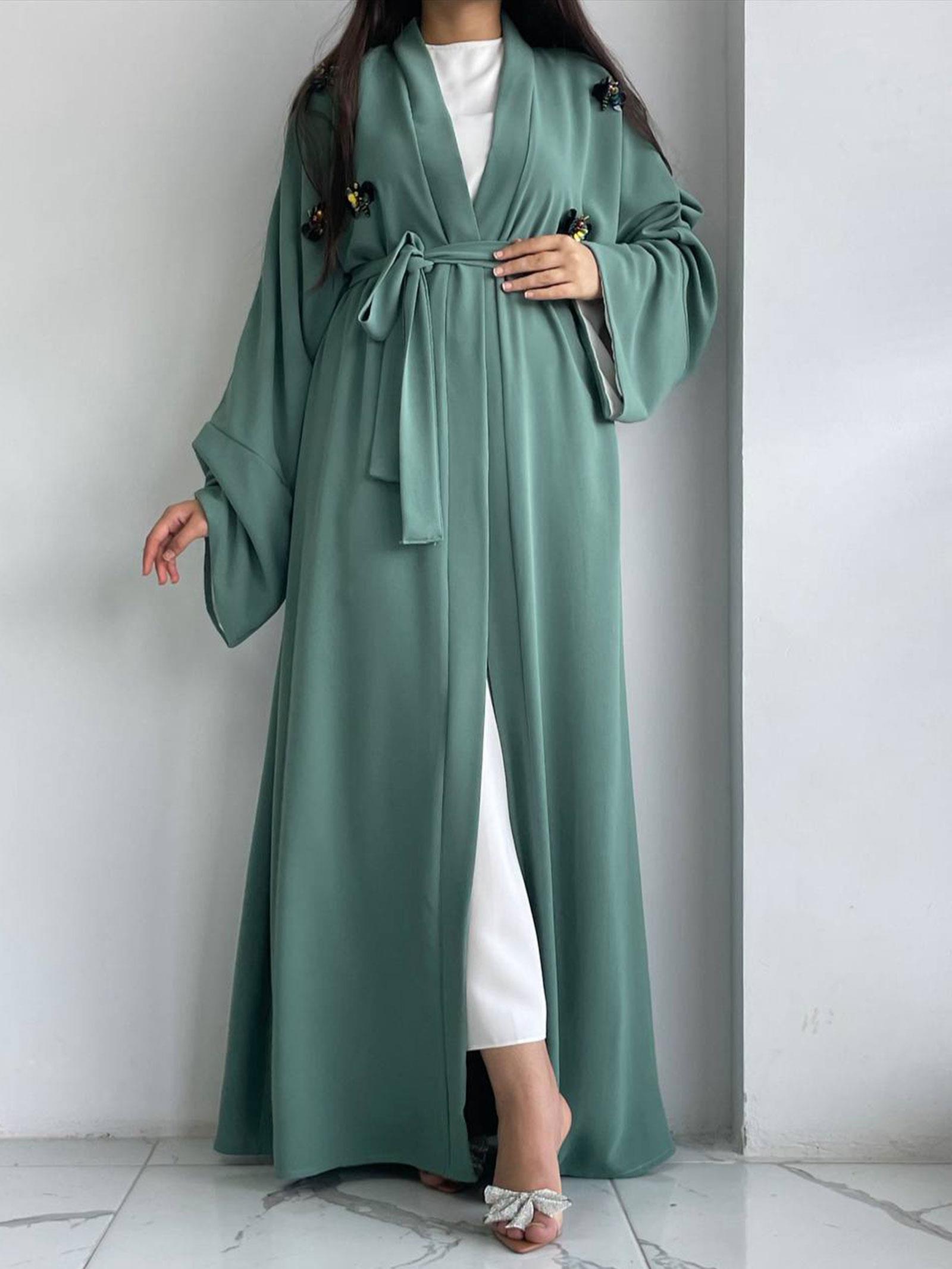 Yeşil Ebrar Abaya 
