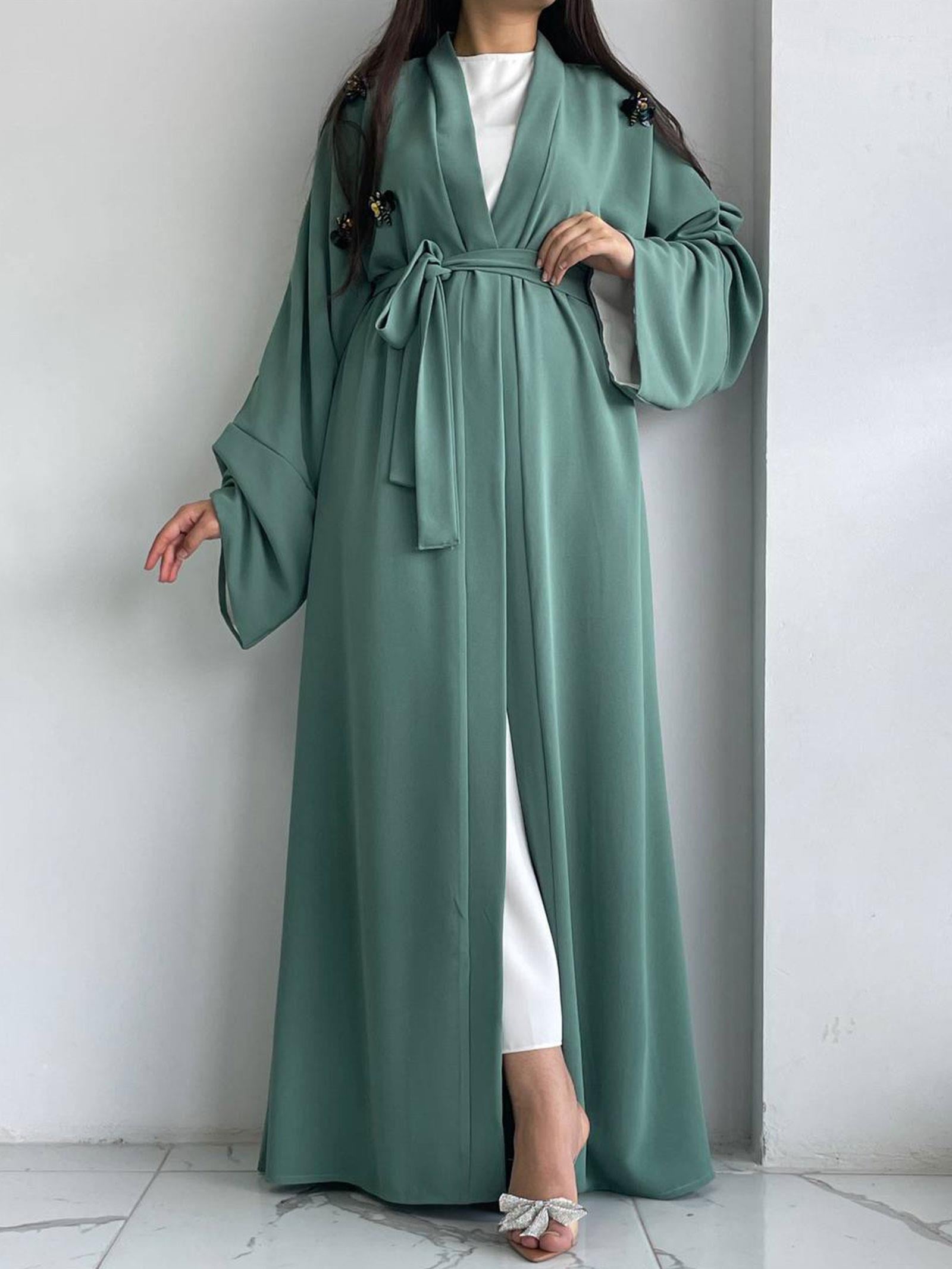 Yeşil Ebrar Abaya 