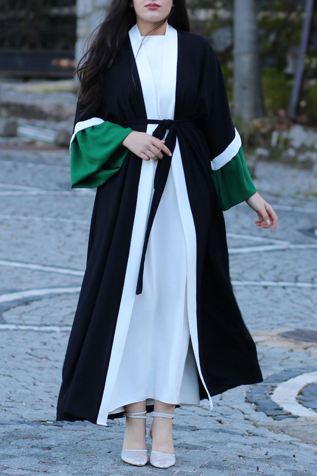 Zümrüt Sahra Abaya Takım