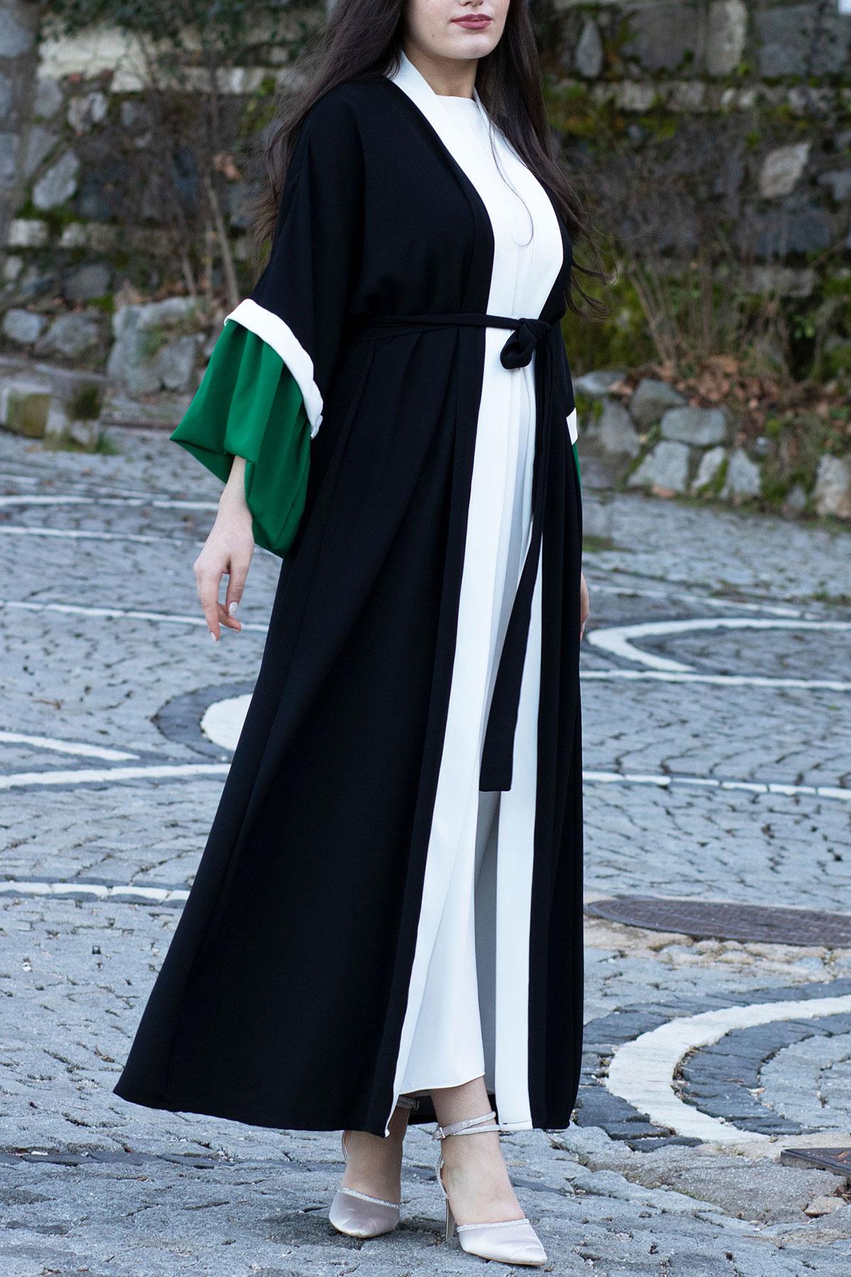 Zümrüt Sahra Abaya Takım
