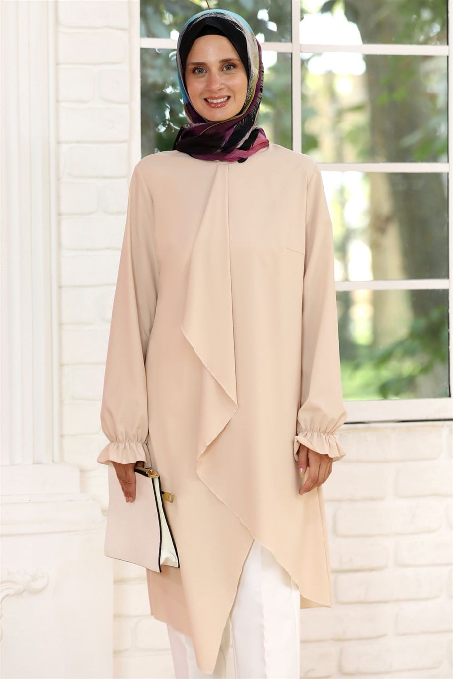 Arya Tesettür Tunik Bej