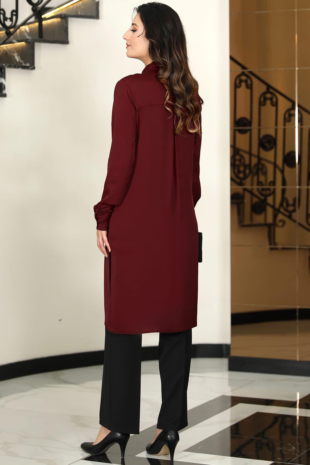 Asrın Tesettür Tunik Bordo