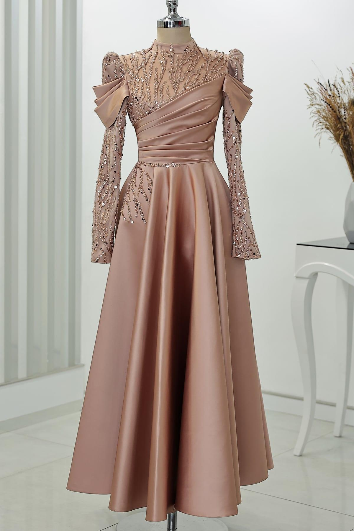 Endam Tesettür Abiye Rose