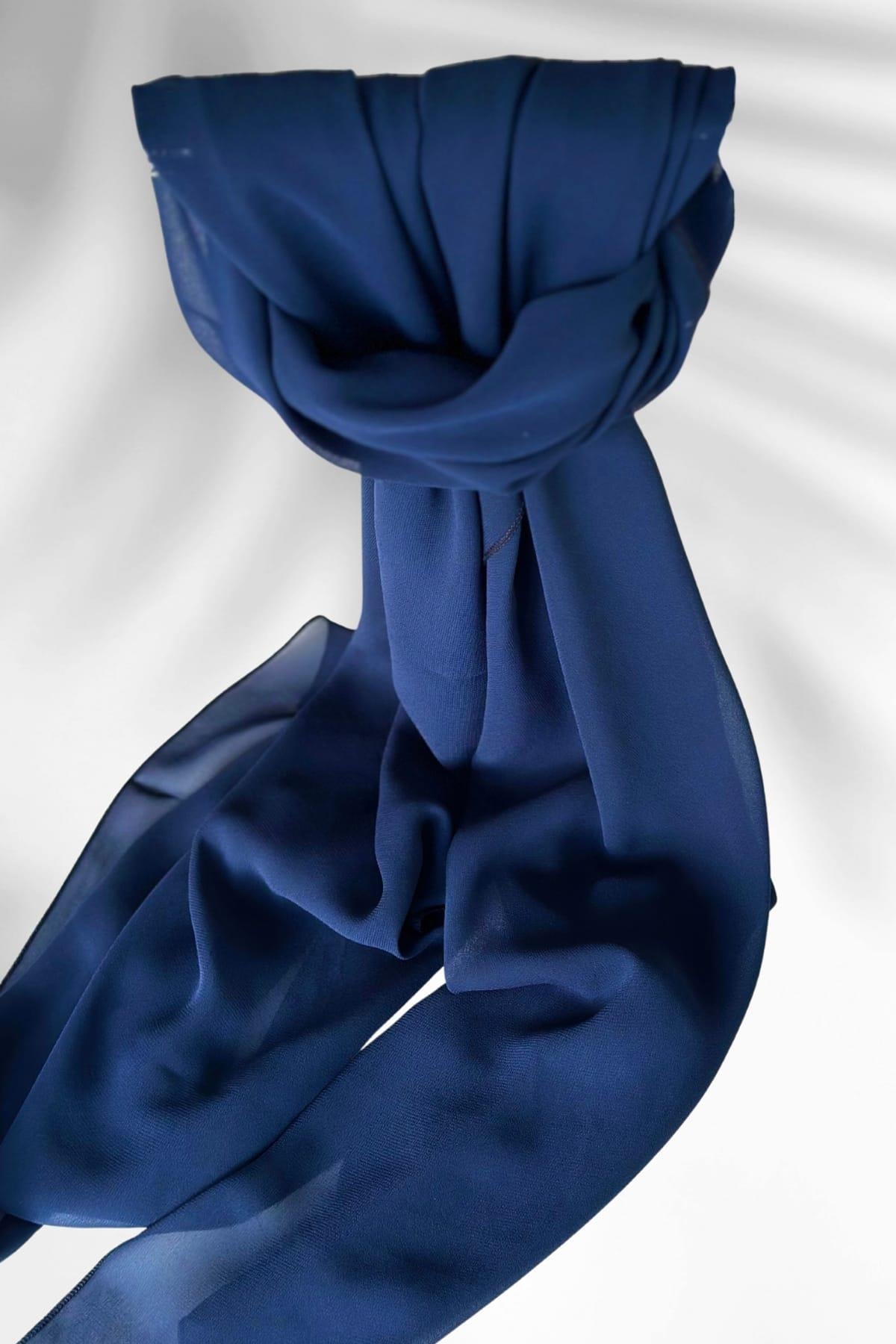 Multi Şifon Şal Lacivert