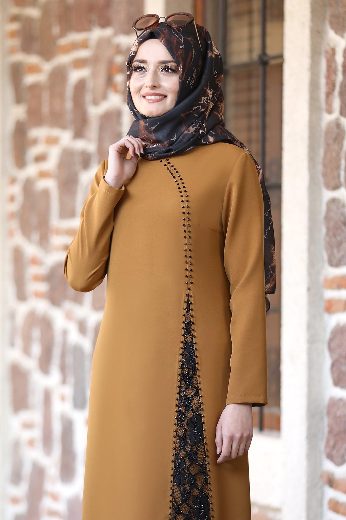 Sahra Tesettür Takım Taba
