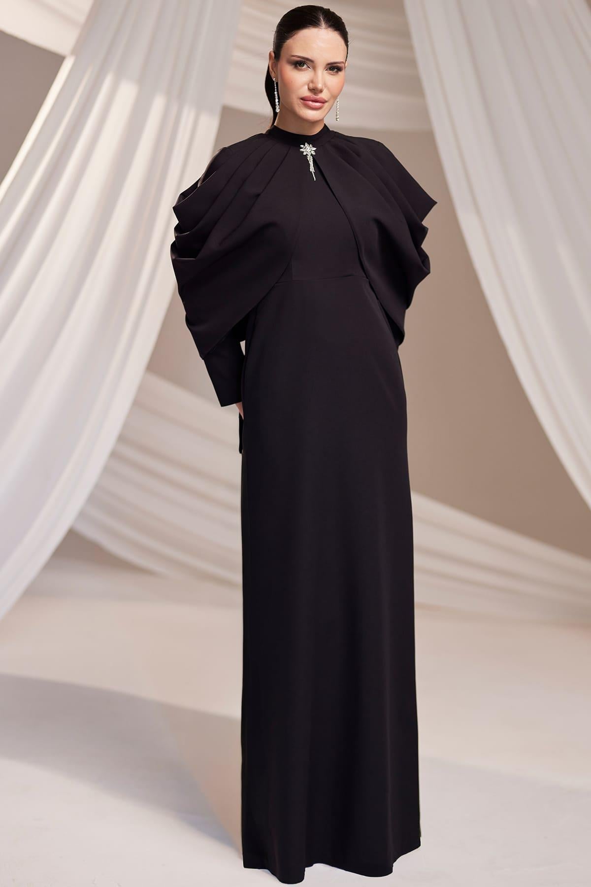 Zahra Tesettür Abiye Siyah