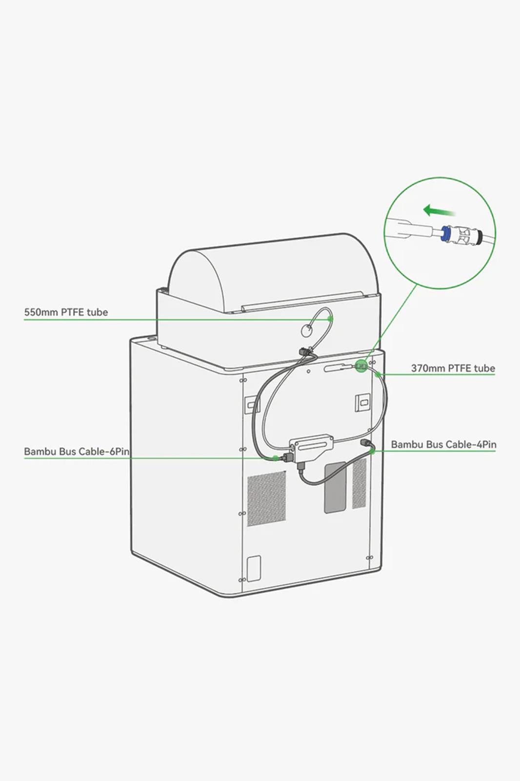 Bambu Lab Filament Buffer  P1P-P1S-X1C