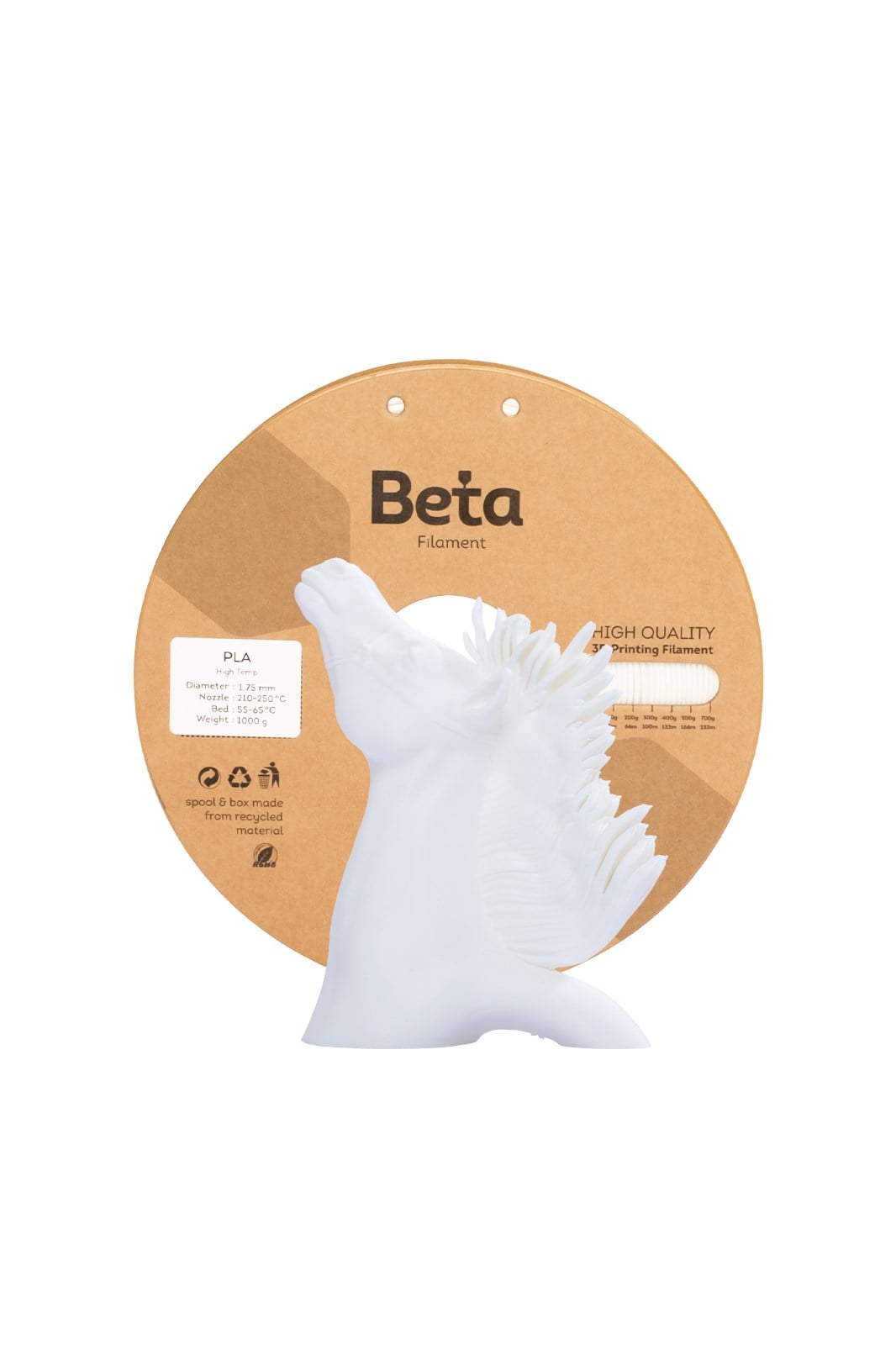 Beta PLA High Temp White