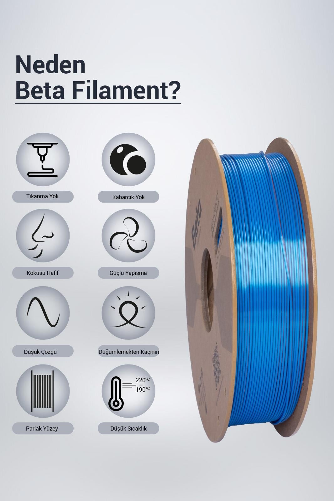 Beta PLA-Magic Silk Blue-Red